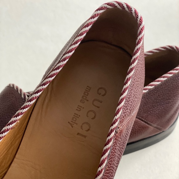 GUCCI men tassel slip on loafers